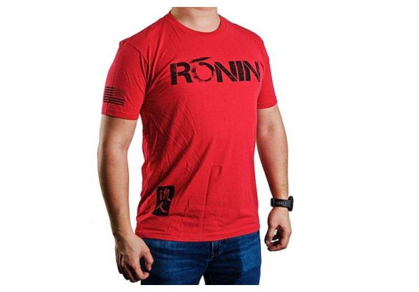 RONIN TACTICS 'BUSHIDO' Tシャツ (ファイアレッド - 限定版、M サイズ)