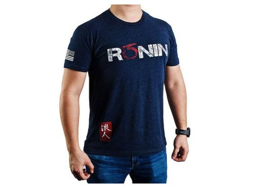 RONIN TACTICS 「武士道」 Tシャツ (ネイビー・Lサイズ)