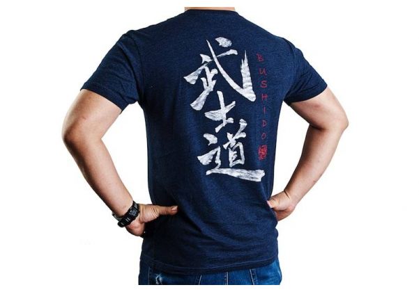 RONIN TACTICS 「武士道」 Tシャツ (ネイビー・Lサイズ)