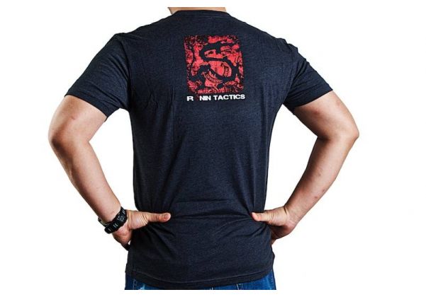 RONIN TACTICS 'VINTAGE' Tシャツ (チャコール、L サイズ)