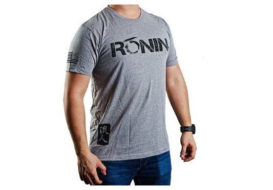 RONIN TACTICS 武士道 Tシャツ (ヘザーグレー Lサイズ)