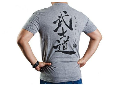 RONIN TACTICS 'BUSHIDO' Tシャツ (ヘザーグレー、Lサイズ)