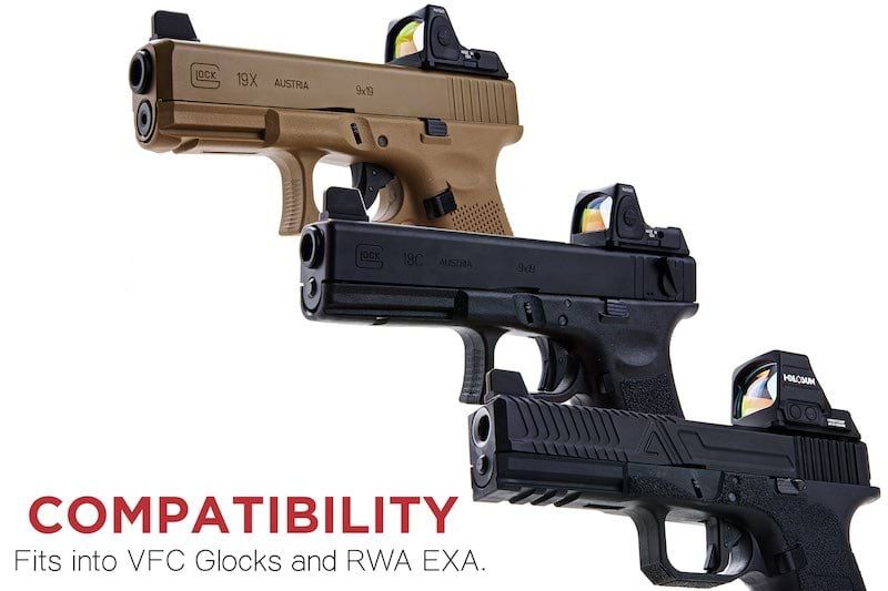 RWA GLOCK レッドドットプレート (RMR マウントベース) VFC GLOCK & EXA 用