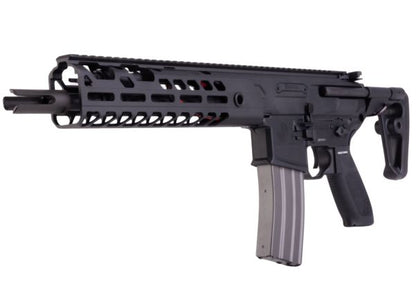 RWC カスタム SIG SAUER MCX VIRTUS SBR エアソフト AEG ライフル - ブラック (PERUN ハイブリッド ECU)