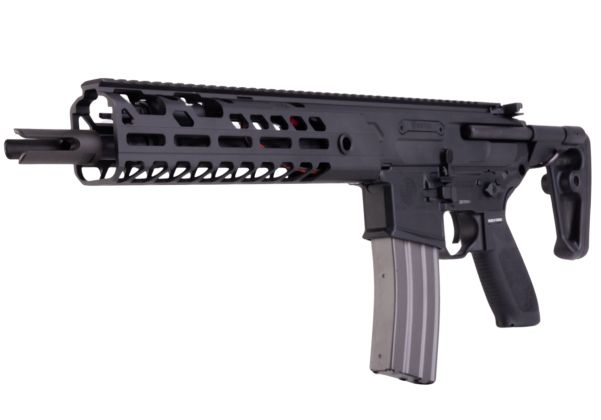 RWC カスタム SIG SAUER MCX VIRTUS SBR エアソフト AEG ライフル - ブラック (PERUN ハイブリッド ECU)