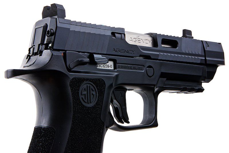 RWC AGENCY ARMS SIG SAUER P320 PEACEKEEPER GBB ガス エアソフト ピストル - ブラック