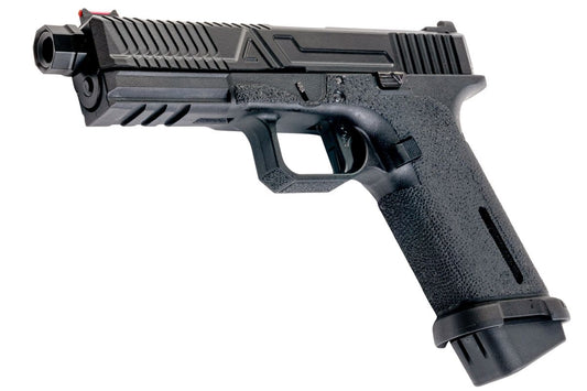 RWC Agency Arms EXA GBB エアソフトピストル（ミッドライン ブラック ス赤バレル）