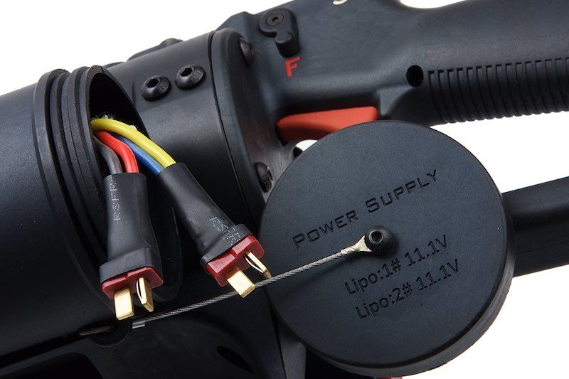 Classic Army M203 エアソフトガスグレネードランチャー（ロングレイルマウントタイプ） - ブラック