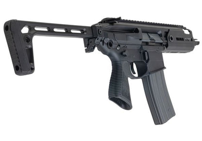 Salvo Precision MWS MCX Rattler .300BLK GBB エアソフトガン - 5.5インチ (G104-2A、マーキングなし) - ブラック