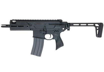 Salvo Precision MWS MCX Rattler .300BLK GBB エアソフトガン - 5.5インチ (G104-2A、マーキングなし) - ブラック