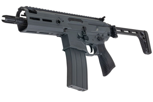 Salvo Precision MWS MCX Rattler .300BLK GBB エアソフトガン - 5.5インチ (G104-2A、マーキングなし) - グレー