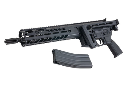 Salvo Precision MWS MCX Virtus 5.56 GBB エアソフトガン - 11.5インチ (G104-2B、マーキングなし) - ブラック