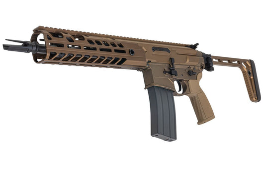 Salvo Precision MWS MCX Virtus 5.56 GBB エアソフトガン - 11.5インチ (G104-2B、マーキングなし) - ダークアース