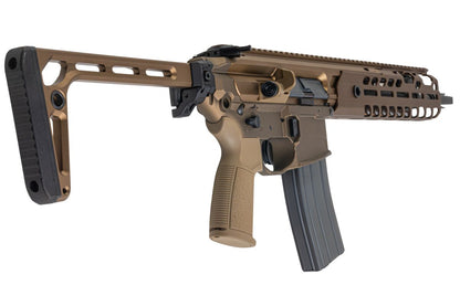 Salvo Precision MWS MCX Virtus 5.56 GBB エアソフトガン - 11.5インチ (G104-2B、マーキングなし) - ダークアース
