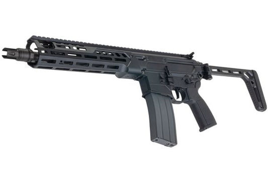 Salvo Precision MWS Spear LT 5.56 GBB エアソフトガン - 11.5インチ (G104-3B、マーキングなし) - ブラック