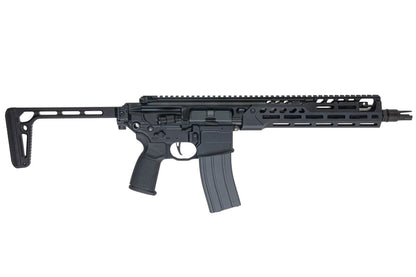 Salvo Precision MWS Spear LT 5.56 GBB エアソフトガン - 11.5インチ (G104-3B、マーキングなし) - ブラック
