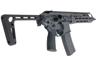 Salvo Precision MWS Spear LT 5.56 GBB エアソフトガン - 11.5インチ (G104-3B、マーキングなし) - グレー
