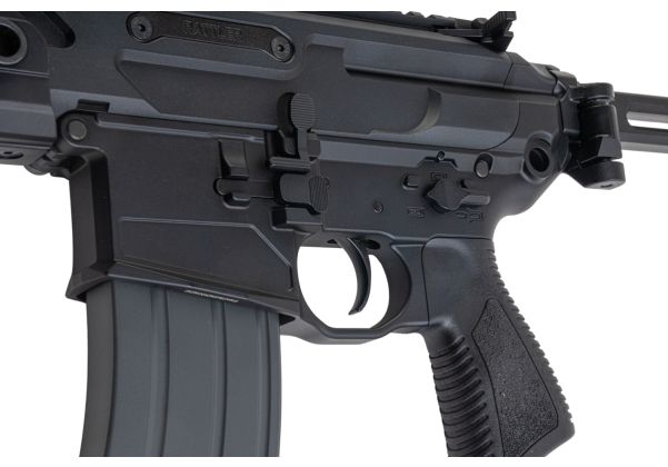 Salvo Precision MWS MCX Rattler .300BLK GBB エアソフトガン - 5.5インチ (マーキングなし) - ブラック (ステンレススチールボルト)
