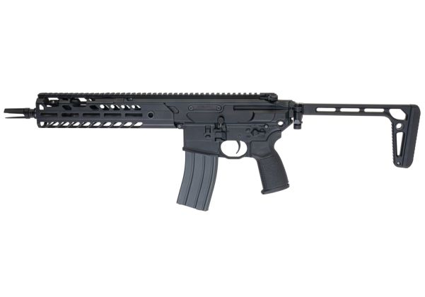 Salvo Precision MWS MCX Virtus 5.56 GBB エアソフトガン - 11.5インチ (マーキングなし) - ブラック (ステンレススチールボルト)
