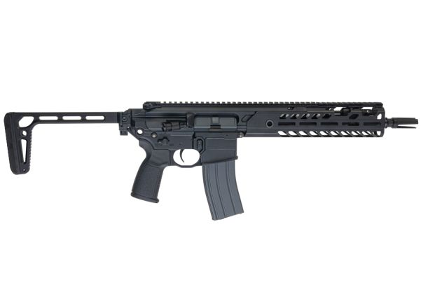 Salvo Precision MWS MCX Virtus 5.56 GBB エアソフトガン - 11.5インチ (マーキングなし) - ブラック (ステンレススチールボルト)
