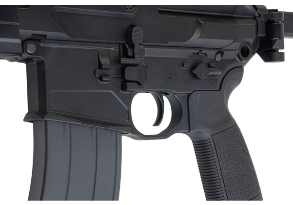 Salvo Precision MWS MCX Virtus 5.56 GBB エアソフトガン - 11.5インチ (マーキングなし) - ブラック (ステンレススチールボルト)
