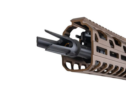 Salvo Precision MWS MCX Virtus 5.56 GBB エアソフトガン - 11.5インチ (マーキングなし) - ちゃいろ (ステンレススチールボルト)
