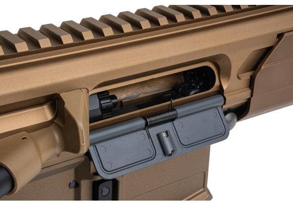 Salvo Precision MWS MCX Virtus 5.56 GBB エアソフトガン - 11.5インチ (マーキングなし) - ちゃいろ (ステンレススチールボルト)
