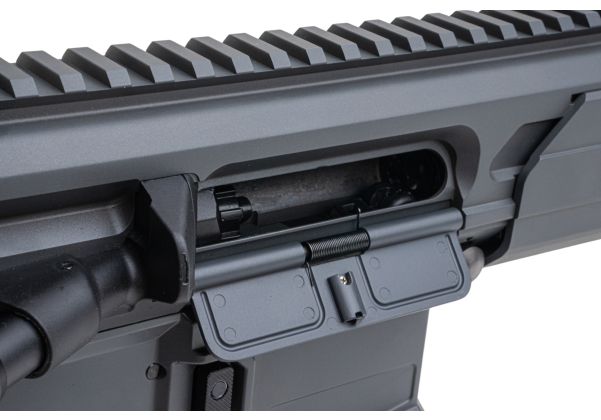 Salvo Precision MWS MCX Virtus 5.56 GBB エアソフトガン - 11.5インチ (マーキングなし) - グレー (ステンレススチールボルト)
