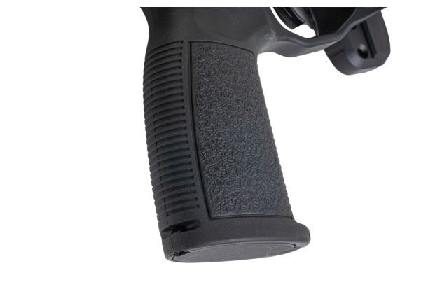 Salvo Precision MWS Spear LT CSAW 5.56 GBB エアソフトガン - 10.5インチ (マーキングなし) - ブラック (ステンレススチールボルト)
