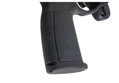 Salvo Precision MWS Spear LT CSAW 5.56 GBB エアソフトガン - 10.5インチ (マーキングなし) - ブラック (ステンレススチールボルト)
