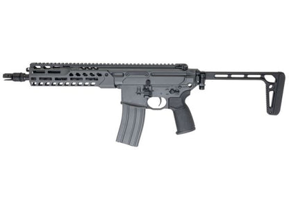 Salvo Precision MWS Spear LT CSAW 5.56 GBB エアソフトガン - 10.5インチ (マーキングなし) - GY (ステンレススチールボルト)
