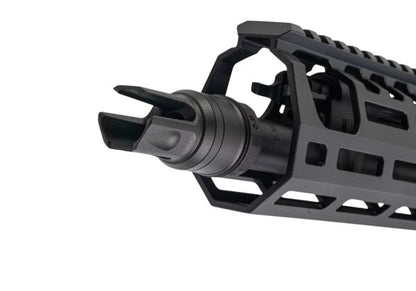 Salvo Precision MWS Spear LT 5.56 GBB エアソフトガン - 11.5インチ (マーキングなし) - ブラック (ステンレススチールボルト)
