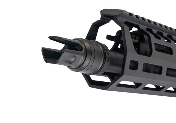 Salvo Precision MWS Spear LT 5.56 GBB エアソフトガン - 11.5インチ (マーキングなし) - ブラック (ステンレススチールボルト)