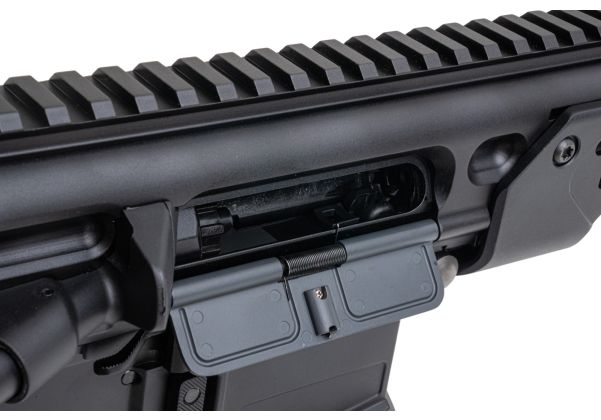 Salvo Precision MWS Spear LT 5.56 GBB エアソフトガン - 11.5インチ (マーキングなし) - ブラック (ステンレススチールボルト)