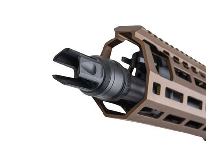 Salvo Precision MWS Spear LT 5.56 GBB エアソフトガン - 11.5インチ (マーキングなし) - ちゃいろ (ステンレススチールボルト)
