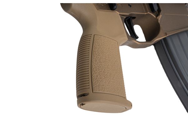 Salvo Precision MWS Spear LT 5.56 GBB エアソフトガン - 11.5インチ (マーキングなし) - ちゃいろ (ステンレススチールボルト)
