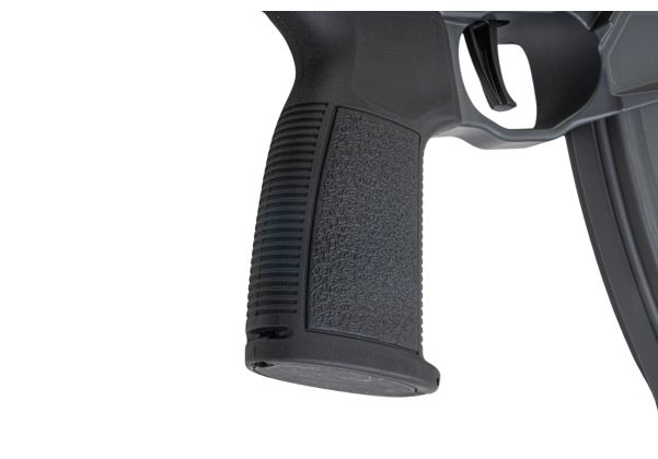 Salvo Precision MWS Spear LT 5.56 GBB エアソフトガン - 11.5インチ (マーキングなし) - グレー (ステンレススチールボルト)
