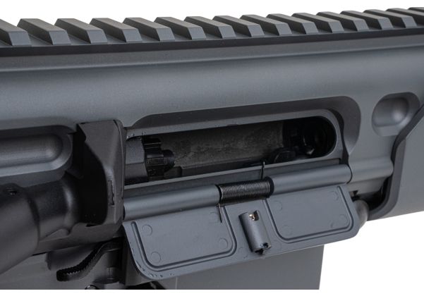 Salvo Precision MWS Spear LT 5.56 GBB エアソフトガン - 11.5インチ (マーキングなし) - グレー (ステンレススチールボルト)
