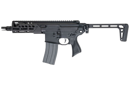 Salvo Precision MCX Rattler LT 6.75インチ MWS GBB エアソフトライフル - BK（ステンレススチールボルト）