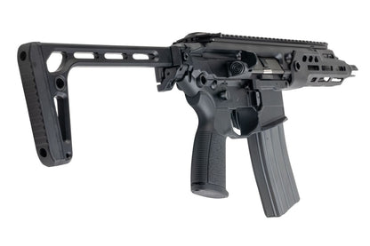 Salvo Precision MCX Rattler LT RSAR999 7.75インチ MWS GBB エアソフトライフル - BK (ステンレススチールボルト)