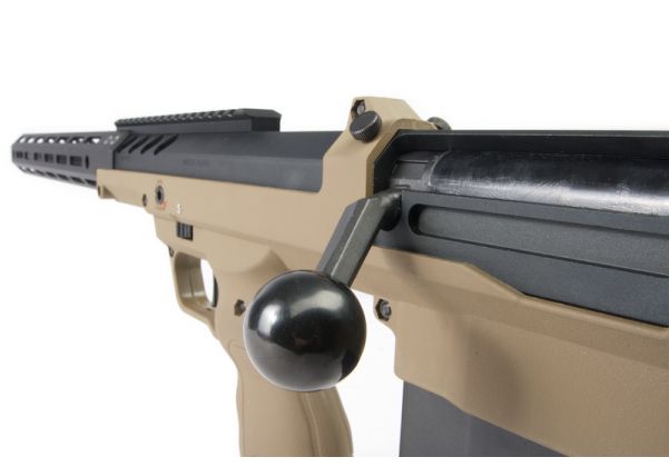 SILVERBACK SRS A2 / M2 エアソフト スナイパー ライフル (22 インチ バレル) DESERT TECH ライセンス - FDE (左手用)