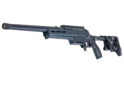 SilverBack TAC 41 L エアソフト ボルトアクションライフル、ライトシャーシ＆アルミストック（スポーツバージョン、ブラック）