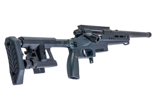 SilverBack TAC 41 L エアソフト ボルトアクションライフル、ライトシャーシ＆アルミストック（スポーツバージョン、ブラック）