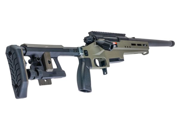 Silverback TAC 41 L エアソフト ボルトアクションライフル、ライトシャーシ＆アルミストック（スポーツバージョン、OD）