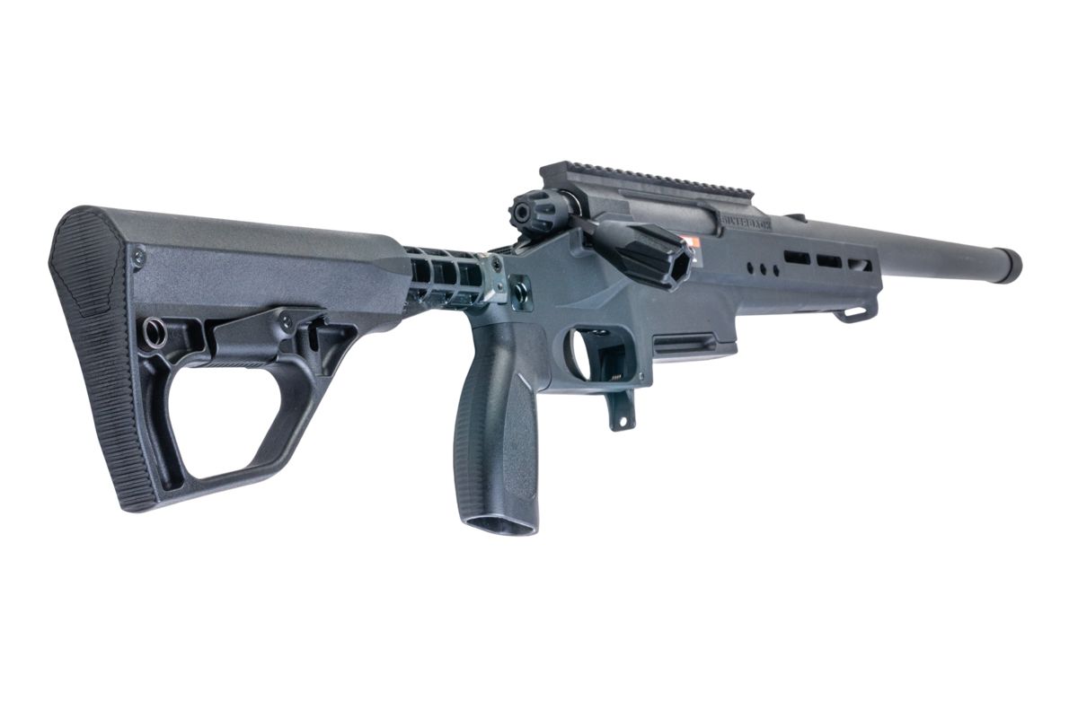 Silverback TAC 41 L エアソフト ボルトアクションライフル、ライトシャーシ＆バッファーーストック（スポーツバージョン、ブラック）