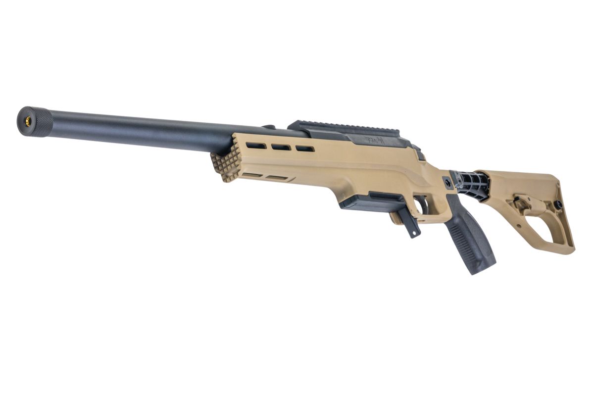 Silverback TAC 41 L エアソフト ボルトアクションライフル、ライトシャーシ＆バッファーーストック（スポーツバージョン、FDE）