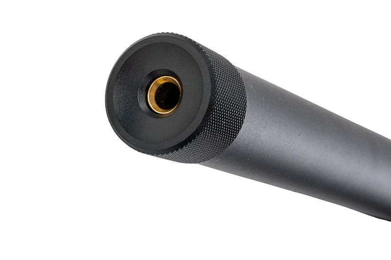 Silverback TAC 41 L エアソフトボルトアクションライフル、ライトシャーシ＆リーコンストック（ブラック）