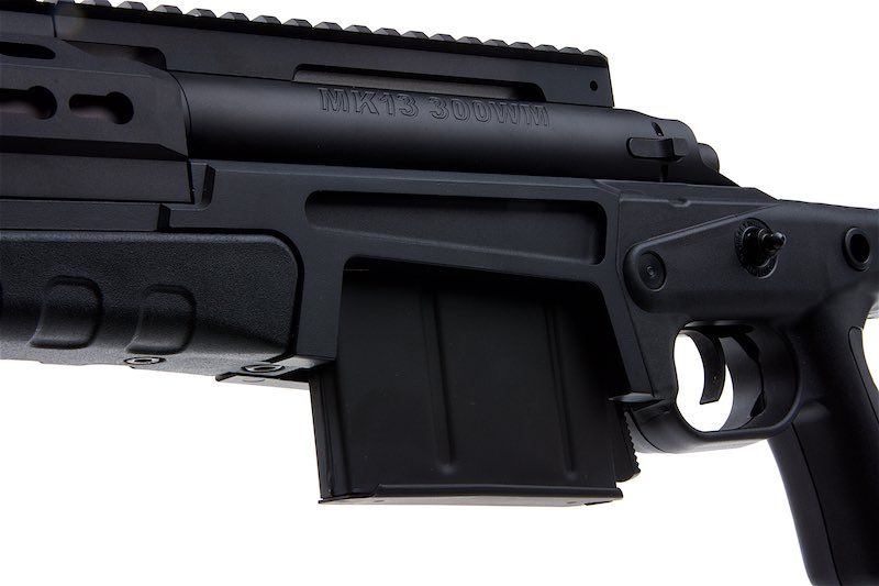 ARCHWICK MK13 MOD 7 エアソフトガン スナイパーライフル - ブラック（スプリングパワー）