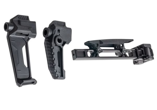 Maddog Customs製 デュアルフォールディング（V3） M1913 M4 / AKアダプター用 - ブラック