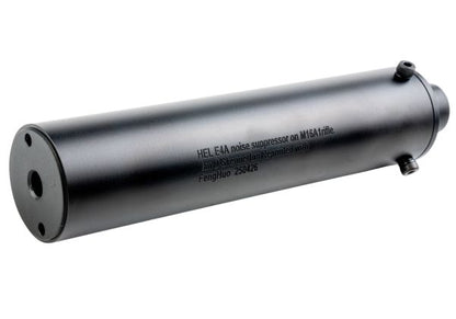 Maddog Customs CNC QBQアルミニウム / アルミ製HEL E4Aダミーサイレンサー -V2、ショートバージョン、ブラック（14mm CCW）